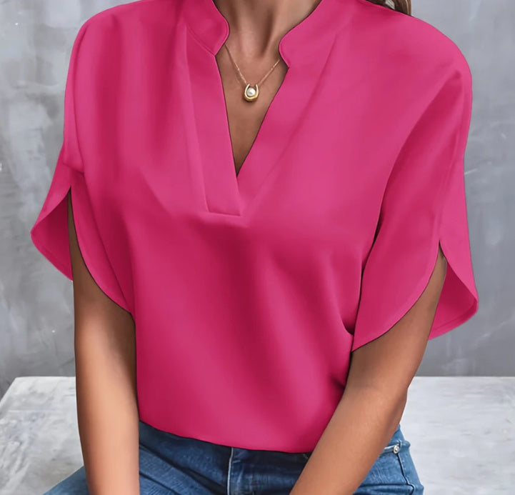 chemise d'été à manche courte pour femme