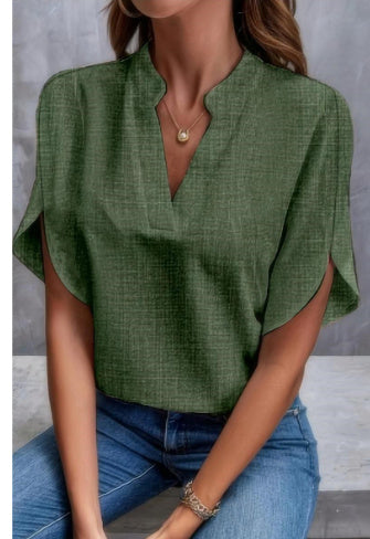 chemise d'été à manche courte pour femme
