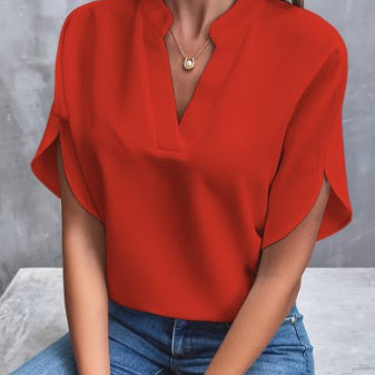 chemise d'été à manche courte pour femme