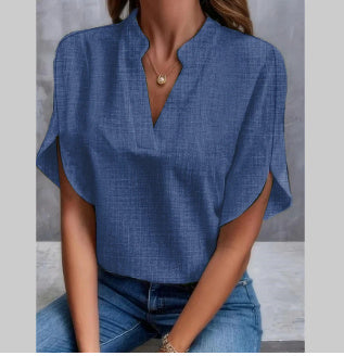 chemise d'été à manche courte pour femme